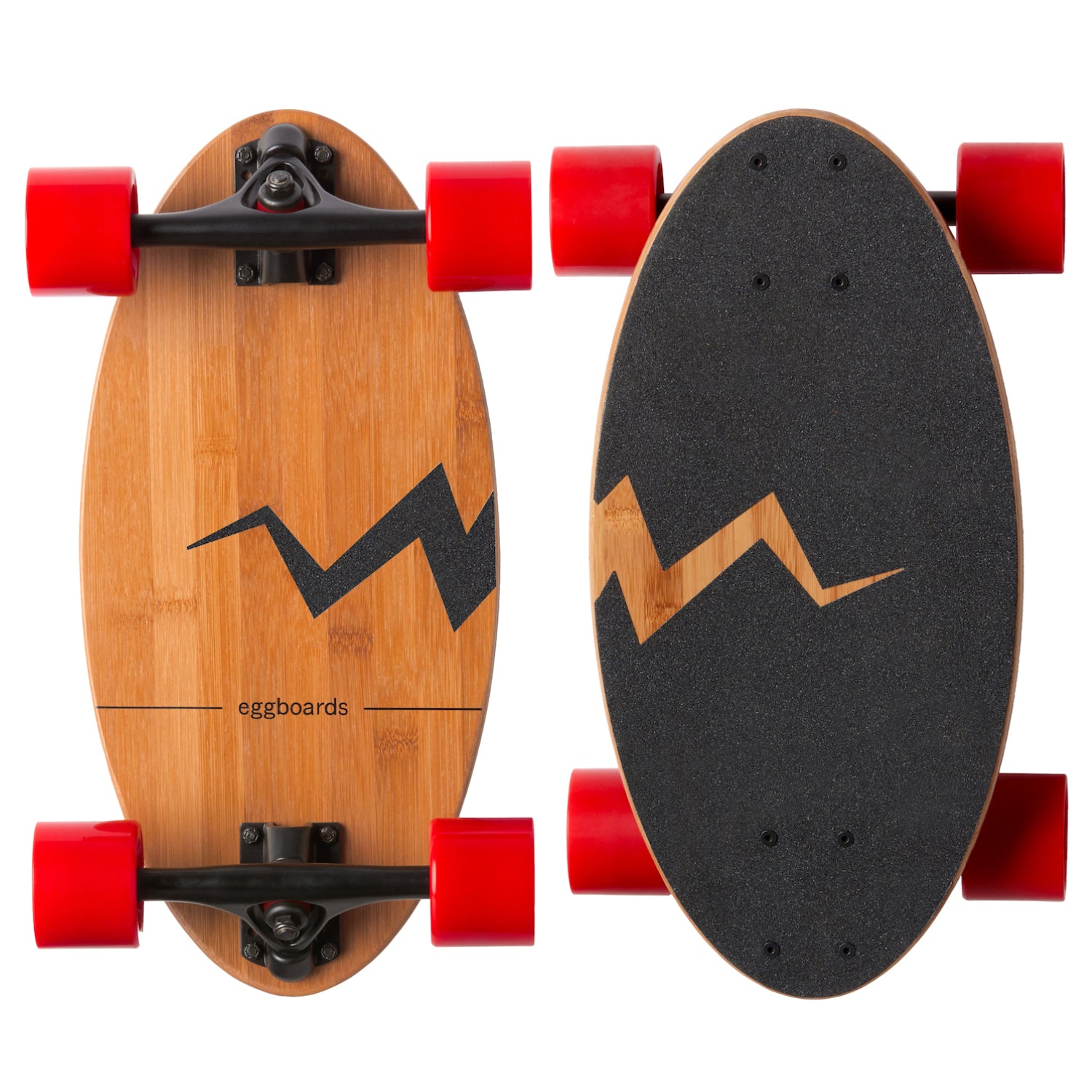 Eggboards Street Red Cruiser Skateboard – Portable, Smooth Rides